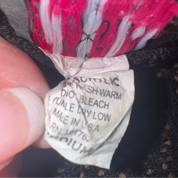 Vintage Y2K Medium Black Crochet Crop Cardigan Shrug Short Sleeve Fairy Grunge - Picture 5 of 8